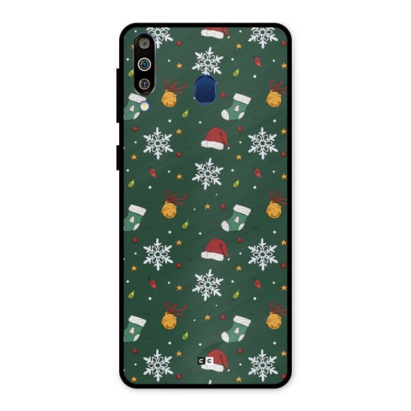 Christmas Call Metal Back Case for Galaxy M30