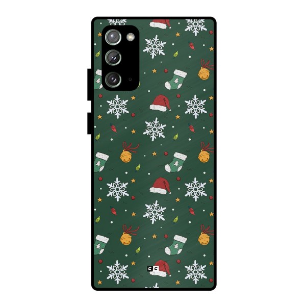 Christmas Call Metal Back Case for Galaxy Note 20