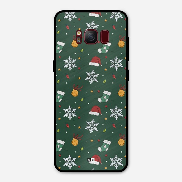 Christmas Call Metal Back Case for Galaxy S8