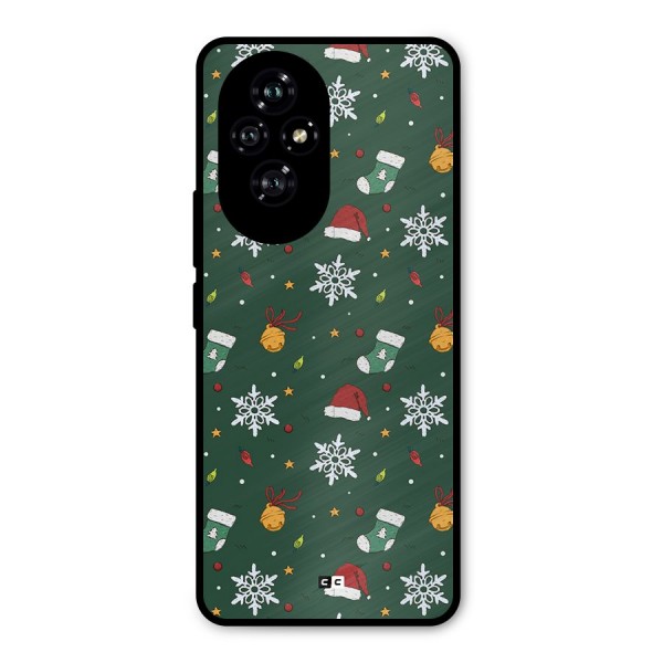 Christmas Call Metal Back Case for Honor 200