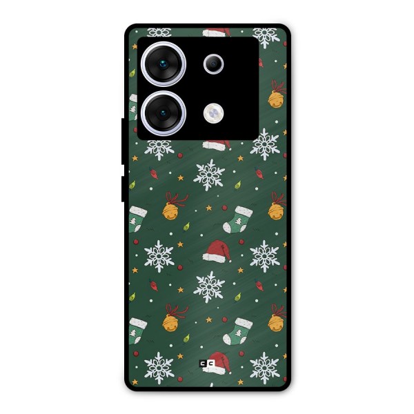 Christmas Call Metal Back Case for Infinix Zero 30 5G