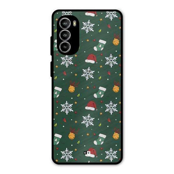 Christmas Call Metal Back Case for Moto G52