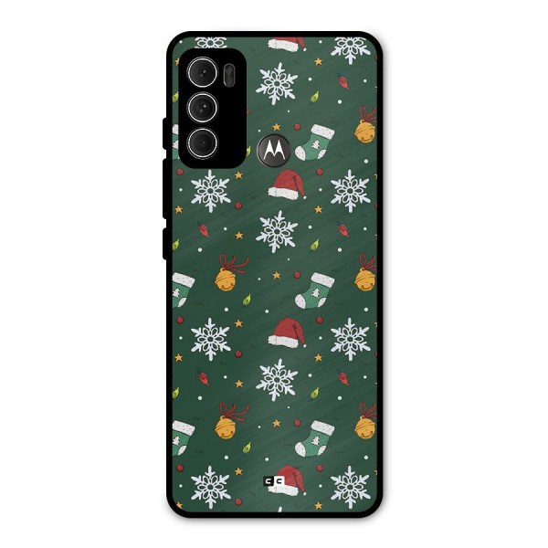 Christmas Call Metal Back Case for Moto G60