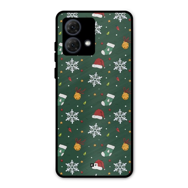 Christmas Call Metal Back Case for Moto G84