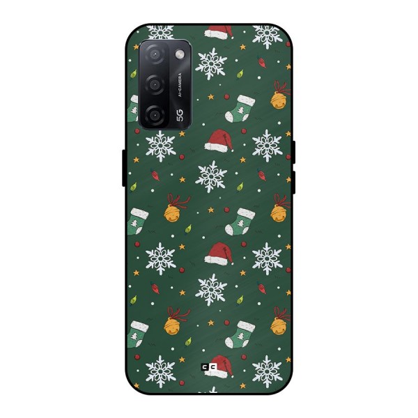 Christmas Call Metal Back Case for Oppo A53s 5G