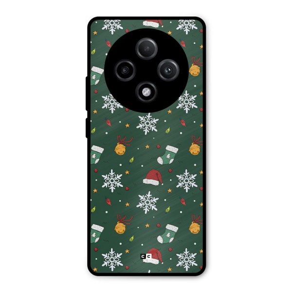 Christmas Call Metal Back Case for Oppo F27 Pro Plus