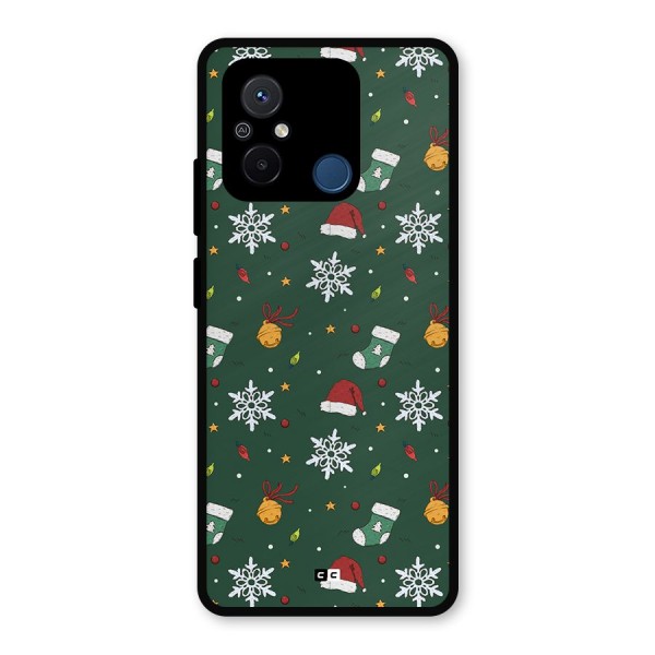 Christmas Call Metal Back Case for Poco C55