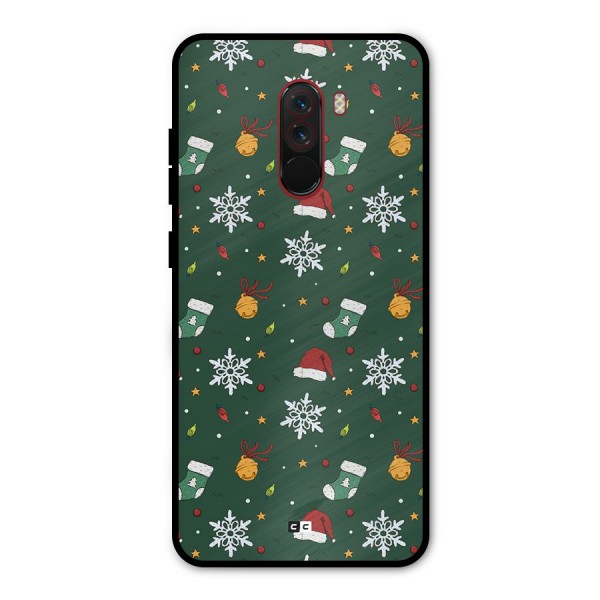 Christmas Call Metal Back Case for Poco F1