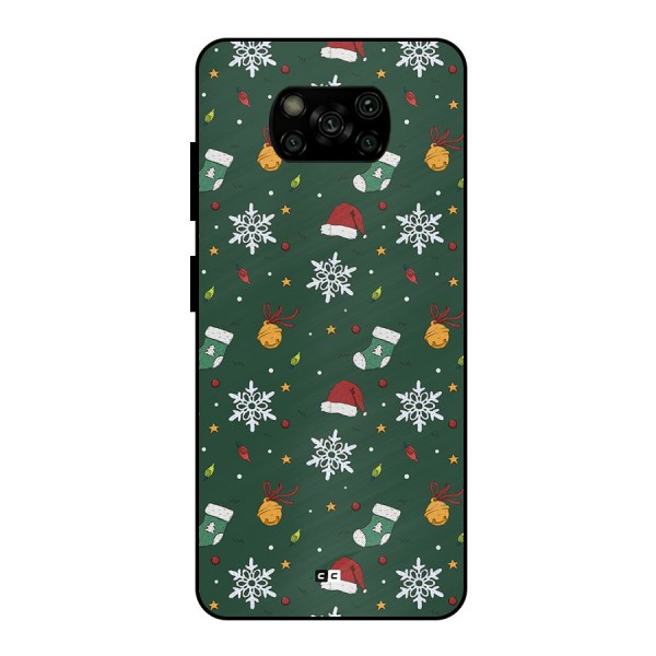 Christmas Call Metal Back Case for Poco X3