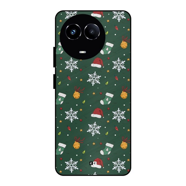 Christmas Call Metal Back Case for Realme 11X