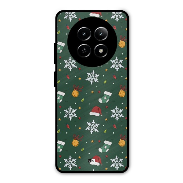 Christmas Call Metal Back Case for Realme 12 5G