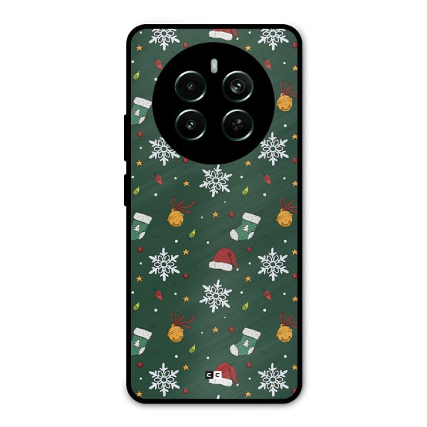 Christmas Call Metal Back Case for Realme 12 Pro Plus