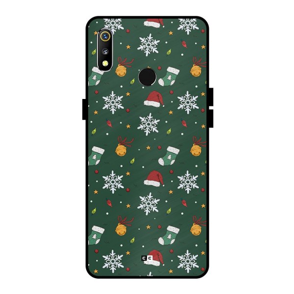 Christmas Call Metal Back Case for Realme 3