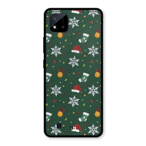 Christmas Call Metal Back Case for Realme C11 2021