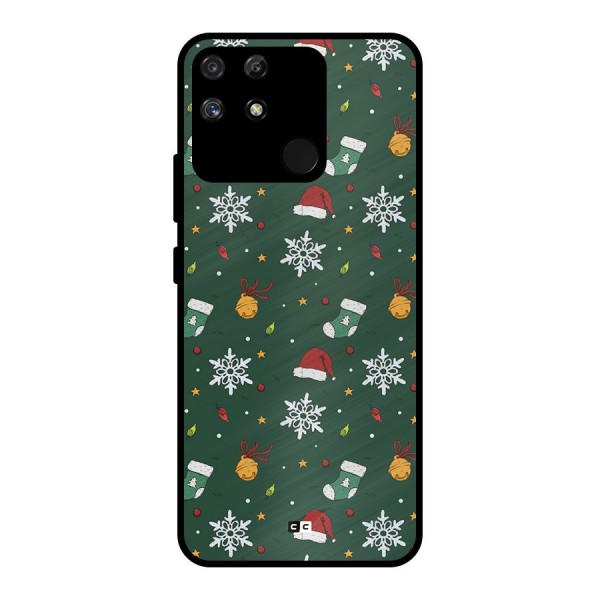 Christmas Call Metal Back Case for Realme Narzo 50A