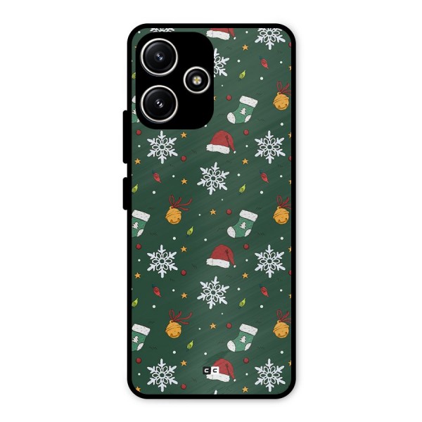 Christmas Call Metal Back Case for Redmi 12 5G