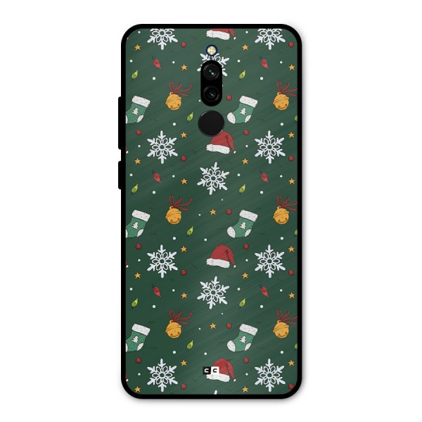 Christmas Call Metal Back Case for Redmi 8