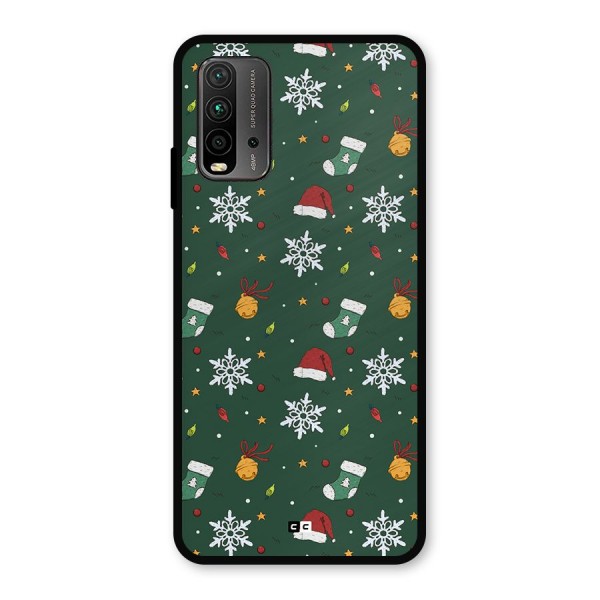 Christmas Call Metal Back Case for Redmi 9 Power