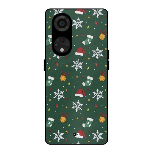 Christmas Call Metal Back Case for Reno8 T 5G