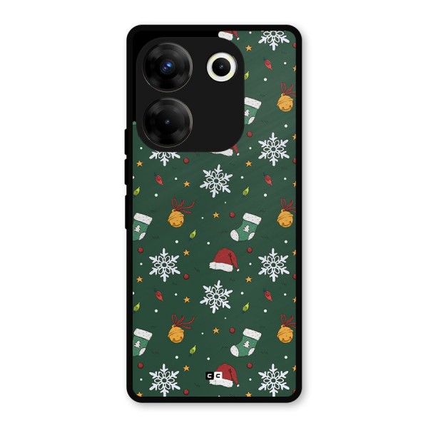 Christmas Call Metal Back Case for Tecno Camon 20