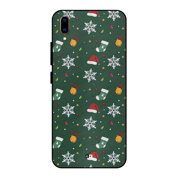 Christmas Call Metal Back Case for Vivo V11 Pro