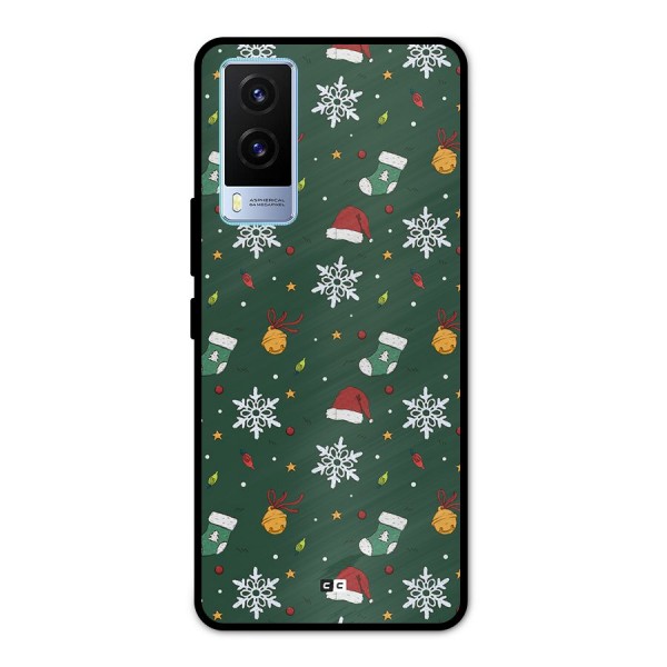 Christmas Call Metal Back Case for Vivo V21e 5G