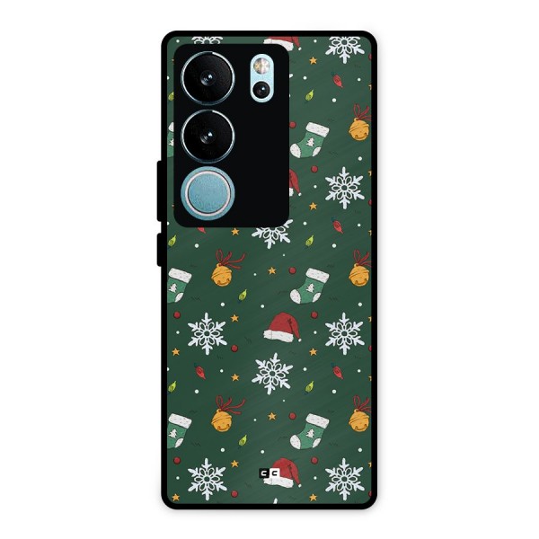 Christmas Call Metal Back Case for Vivo V29 Pro