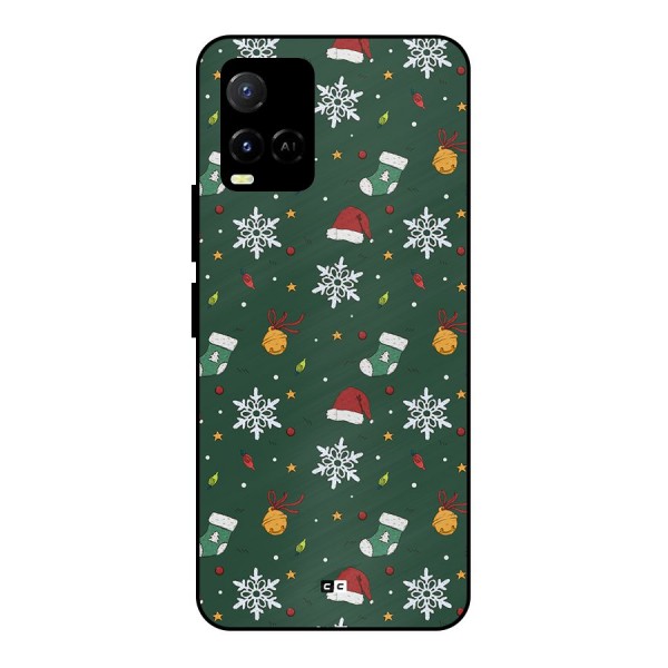 Christmas Call Metal Back Case for Vivo Y21