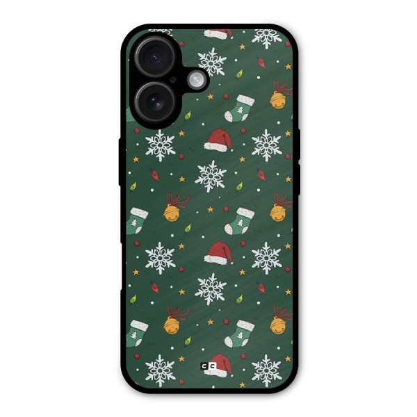 Christmas Call Metal Back Case for iPhone 16