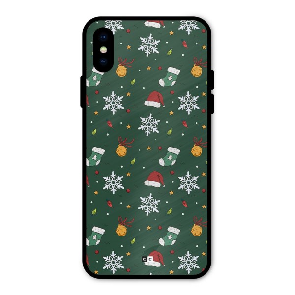 Christmas Call Metal Back Case for iPhone XS