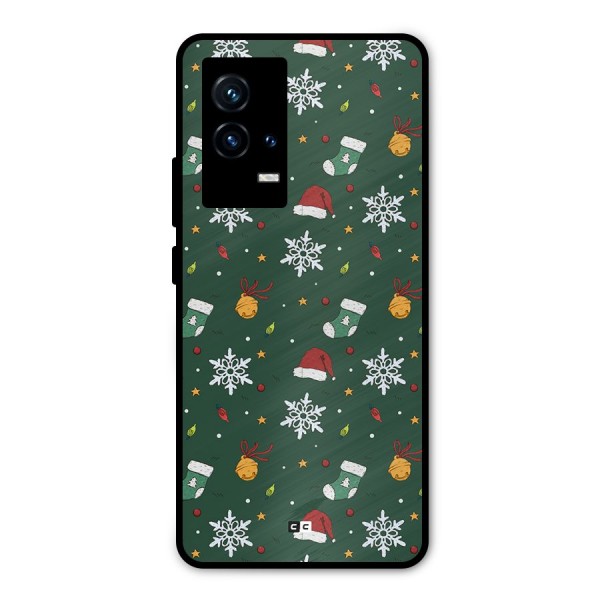 Christmas Call Metal Back Case for iQOO 9 5G