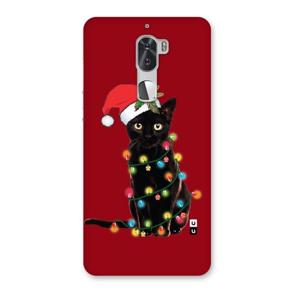 Christmas Cap Cute Cat Back Case for Coolpad Cool 1