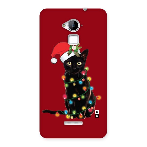 Christmas Cap Cute Cat Back Case for Coolpad Note 3