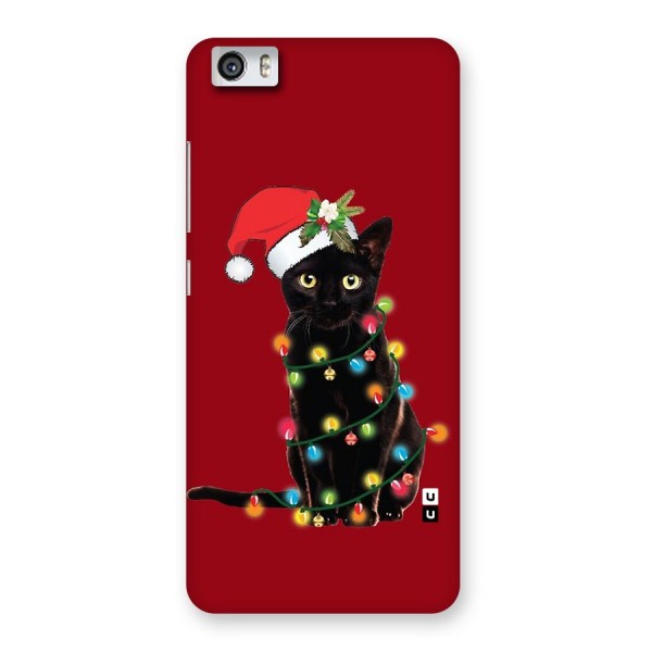 Christmas Cap Cute Cat Back Case for Redmi Mi 5