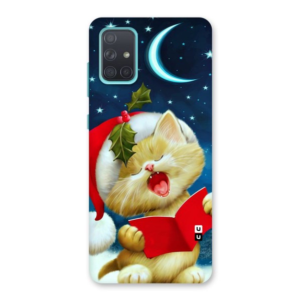 Christmas Cat Back Case for Galaxy A71