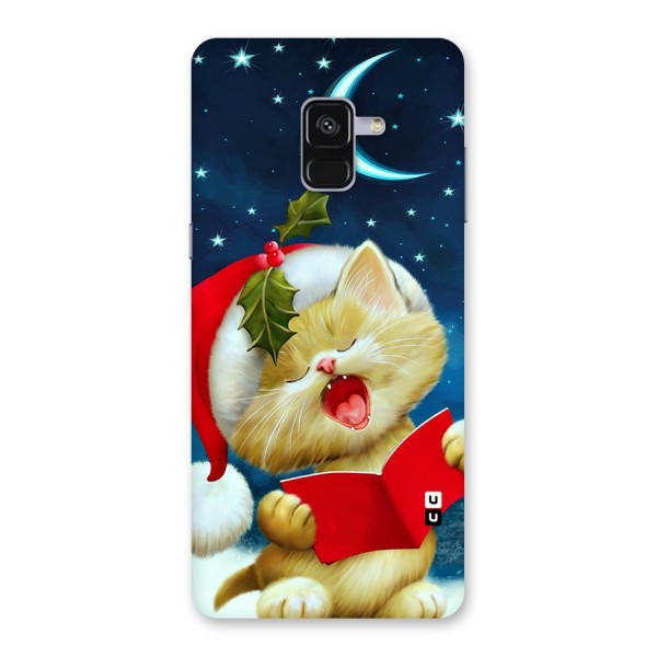 Christmas Cat Back Case for Galaxy A8 Plus