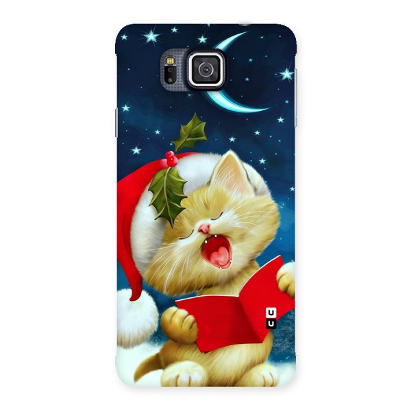 Christmas Cat Back Case for Galaxy Alpha