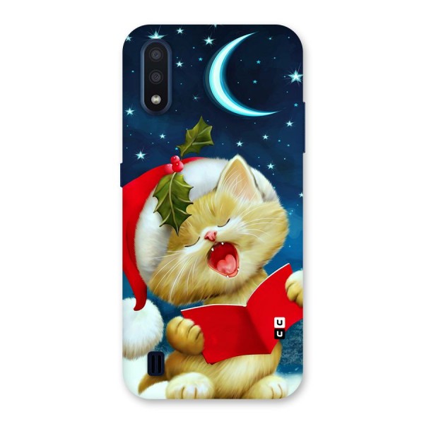 Christmas Cat Back Case for Galaxy M01