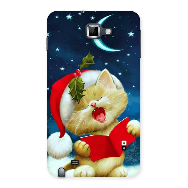 Christmas Cat Back Case for Galaxy Note