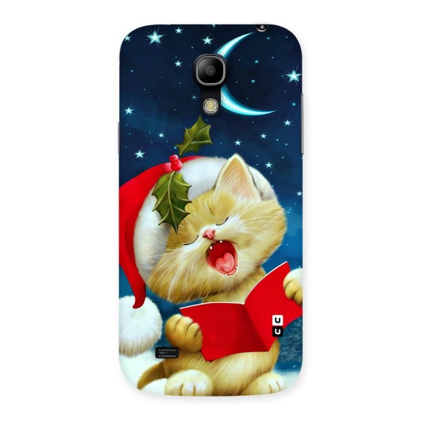 Christmas Cat Back Case for Galaxy S4 Mini