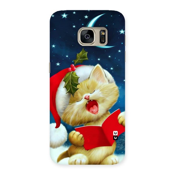 Christmas Cat Back Case for Galaxy S7