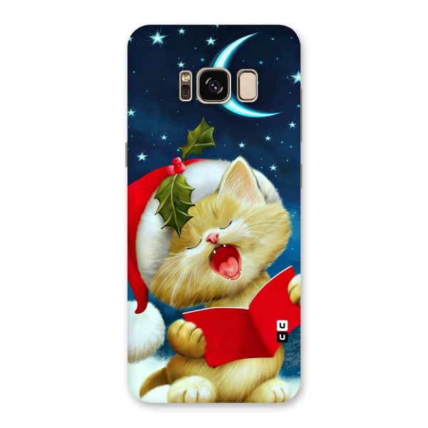 Christmas Cat Back Case for Galaxy S8