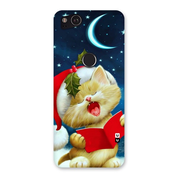 Christmas Cat Back Case for Google Pixel 2