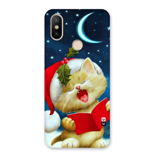 Christmas Cat Back Case for Mi A2