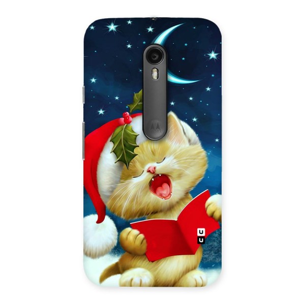 Christmas Cat Back Case for Moto G3