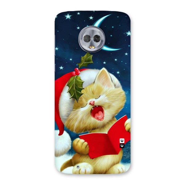 Christmas Cat Back Case for Moto G6