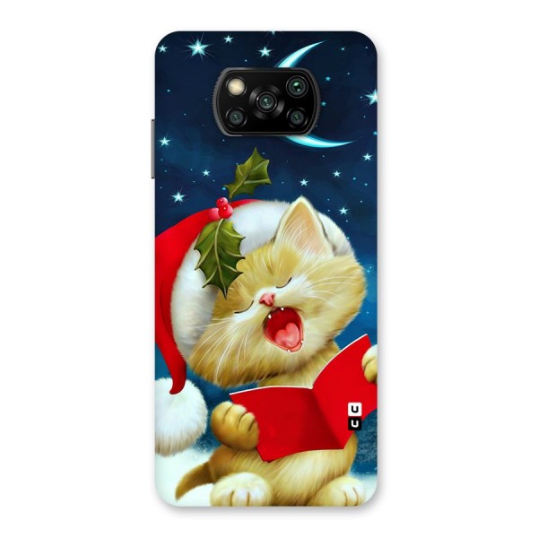 Christmas Cat Back Case for Poco X3