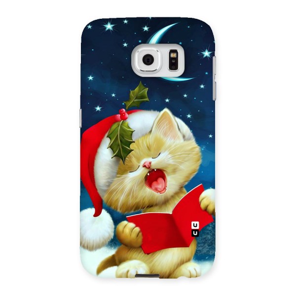 Christmas Cat Back Case for Samsung Galaxy S6