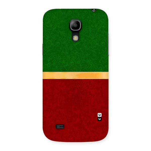 Christmas Colors Stripe Back Case for Galaxy S4 Mini