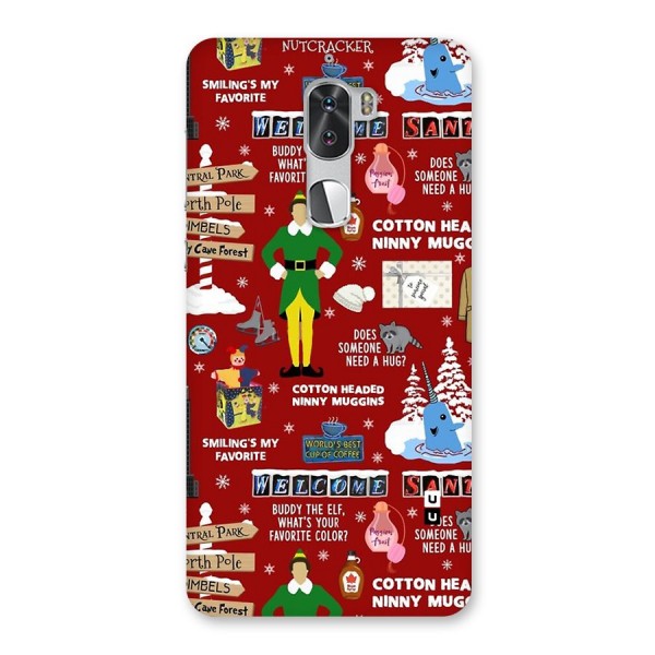 Christmas Cute Doodles Back Case for Coolpad Cool 1